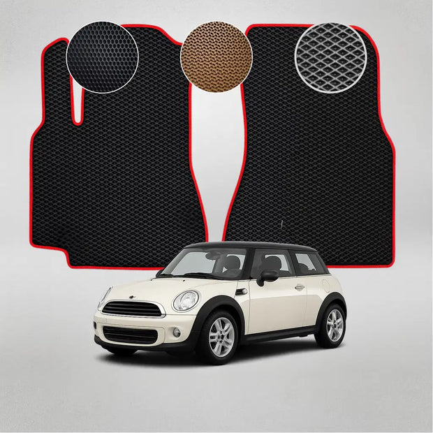 EVA grindų kilimėliai, skirti „Mini Cooper R56“ antros kartos hečbekui (2006–2014 m.)