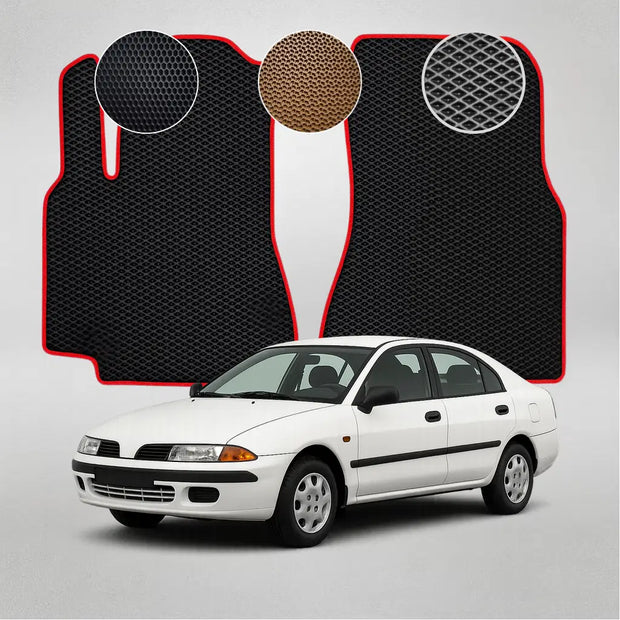 EVA grindų kilimėliai, skirti „Mitsubishi Carisma“ pirmosios kartos „Liftback“ (1995–2004 m.) automobiliui