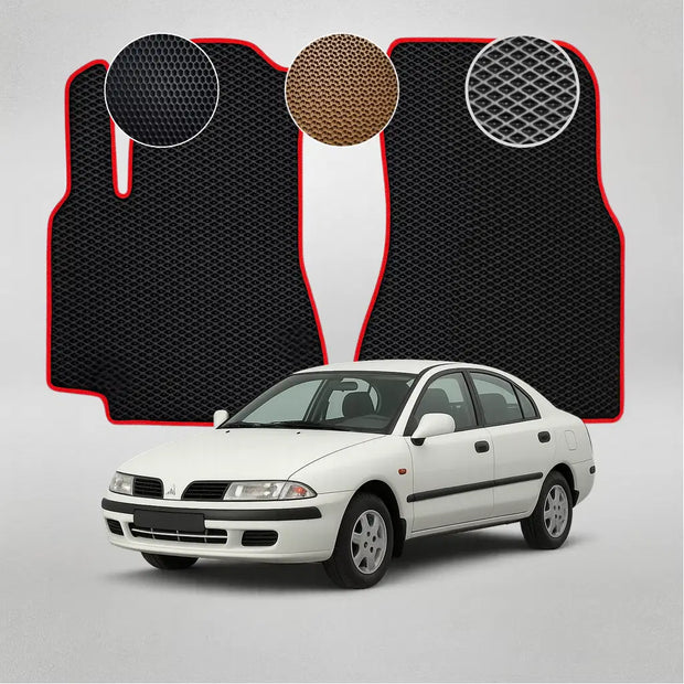 EVA grindų kilimėliai, skirti „Mitsubishi Carisma“ pirmosios kartos „Liftback“ (1999–2002 m.) automobiliui