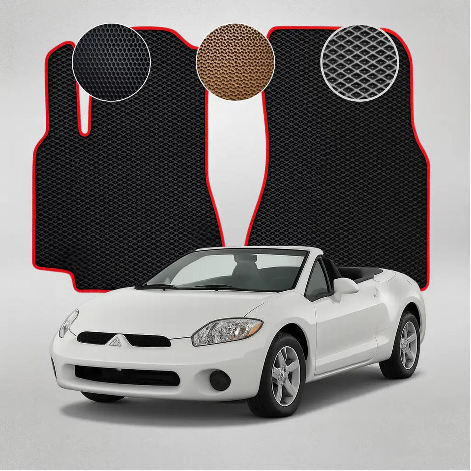 EVA kilimėliai, skirti „Mitsubishi Eclipse Spyder“ 4-osios kartos kabrioletui (2005–2008 m.)