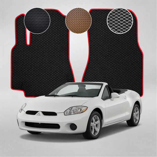 EVA kilimėliai, skirti „Mitsubishi Eclipse Spyder“ 4-osios kartos kabrioletui (2005–2008 m.)