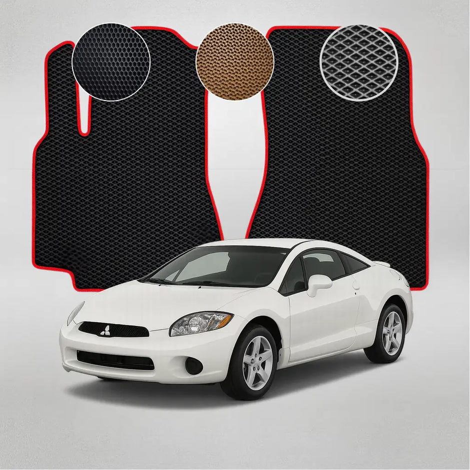 EVA grindų kilimėliai, skirti „Mitsubishi Eclipse“ 4-osios kartos kupė (2005–2011 m.) automobiliui