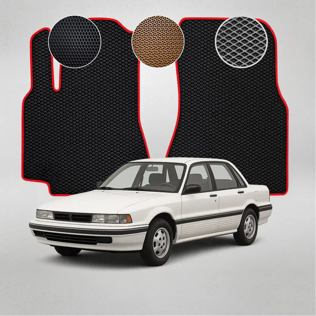 EVA grindų kilimėliai, skirti Mitsubishi Galant 6-osios kartos sedanui (1987–1992)