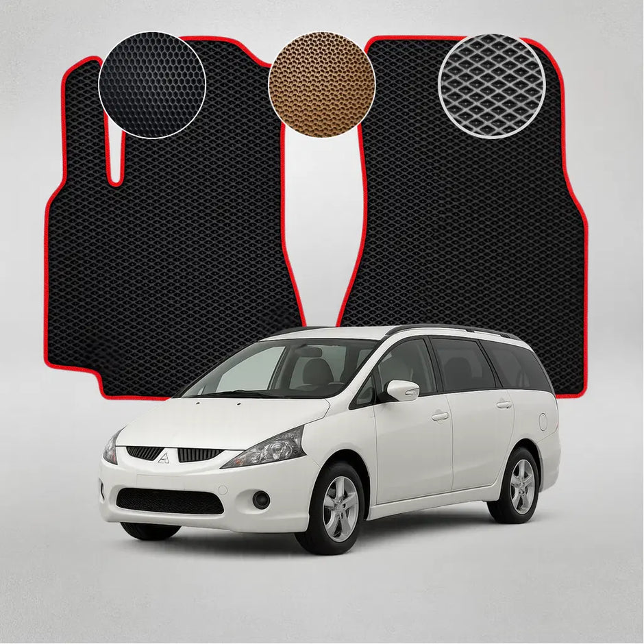 EVA kilimėliai, skirti „Mitsubishi Grandis“ pirmosios kartos minivenui (2003–2011 m.)