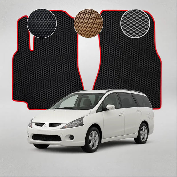EVA kilimėliai, skirti „Mitsubishi Grandis“ pirmosios kartos minivenui (2003–2011 m.)