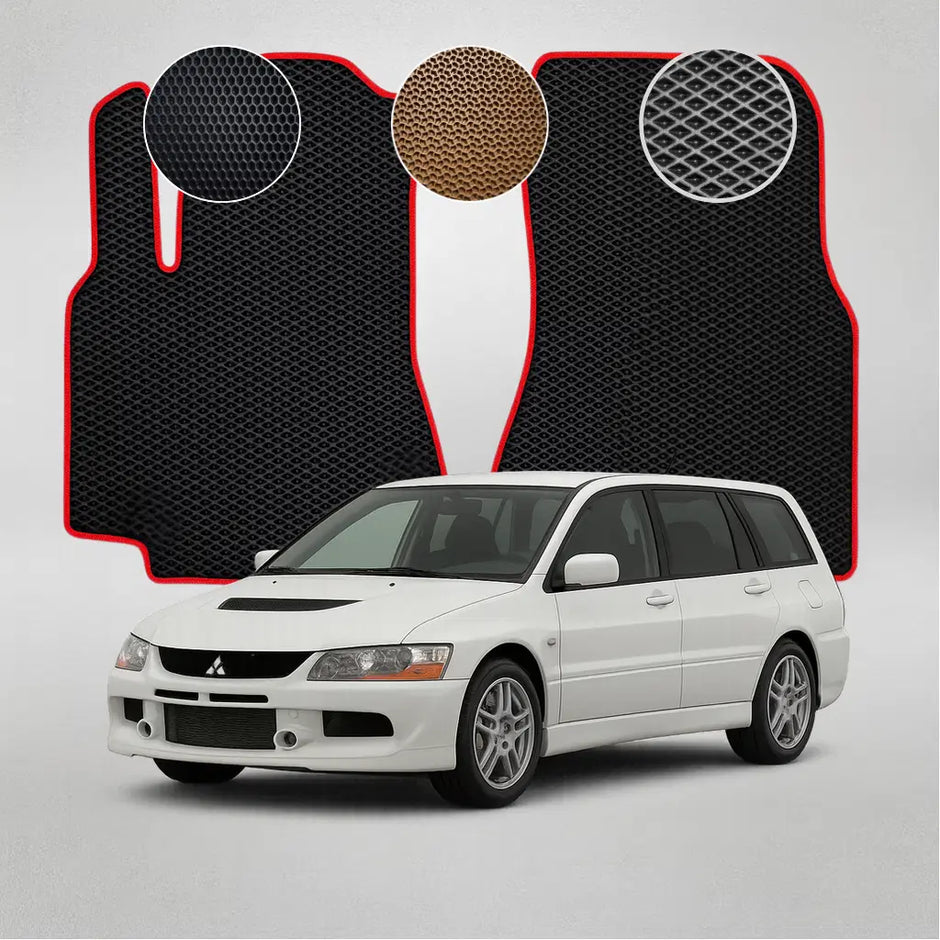 EVA grindų kilimėliai, skirti „Mitsubishi Lancer Evolution“ 9-osios kartos sedanui (2005–2007 m.)