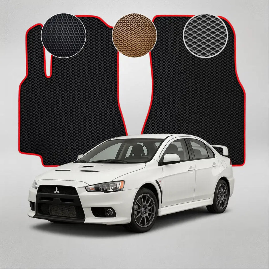 EVA grindų kilimėliai, skirti „Mitsubishi Lancer Evolution“ 10-osios kartos sedanui (2007–2015 m.)