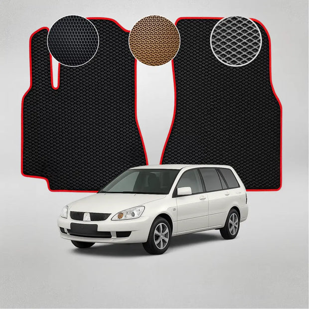 EVA grindų kilimėliai, skirti „Mitsubishi Lancer IX“ 9-osios kartos sedanui (2003–2009 m.)