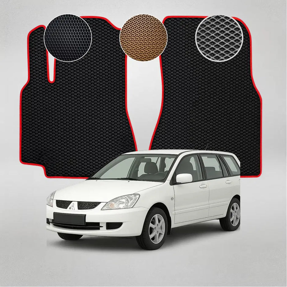 EVA grindų kilimėliai, skirti „Mitsubishi Lancer IX“ 9-osios kartos „Kombi“ (2003–2009 m.) automobiliui