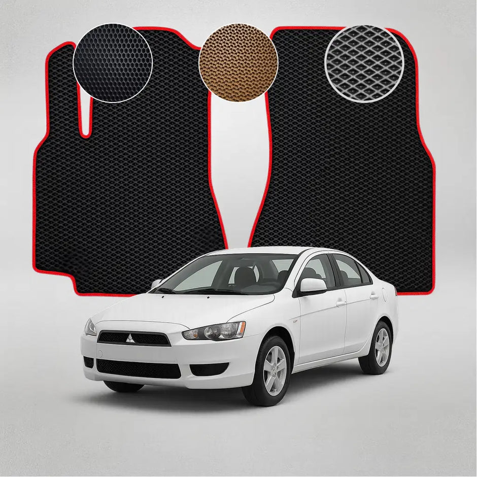 EVA kilimėliai, skirti „Mitsubishi Lancer X“ 10-osios kartos sedanui (nuo 2007 m.)