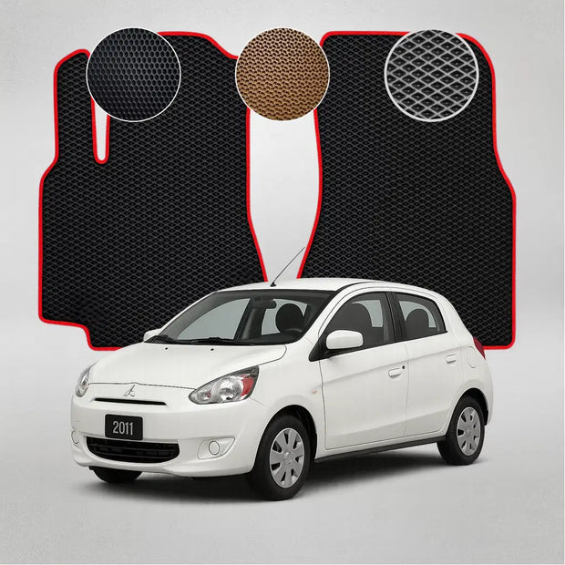 EVA grindų kilimėliai, skirti „Mitsubishi Mirage“ 6-osios kartos hečbekui (nuo 2012 m.)