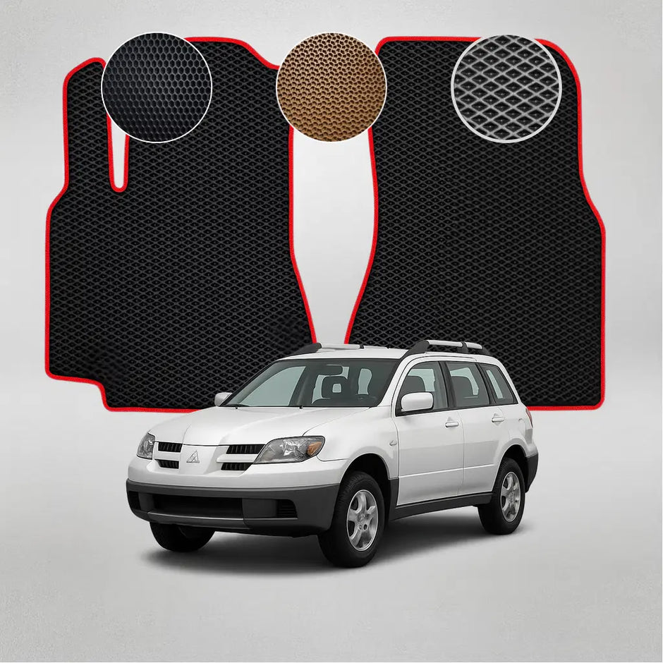 EVA grindų kilimėliai, skirti „Mitsubishi Outlander“ pirmosios kartos krosoveriui (2001–2008 m.)