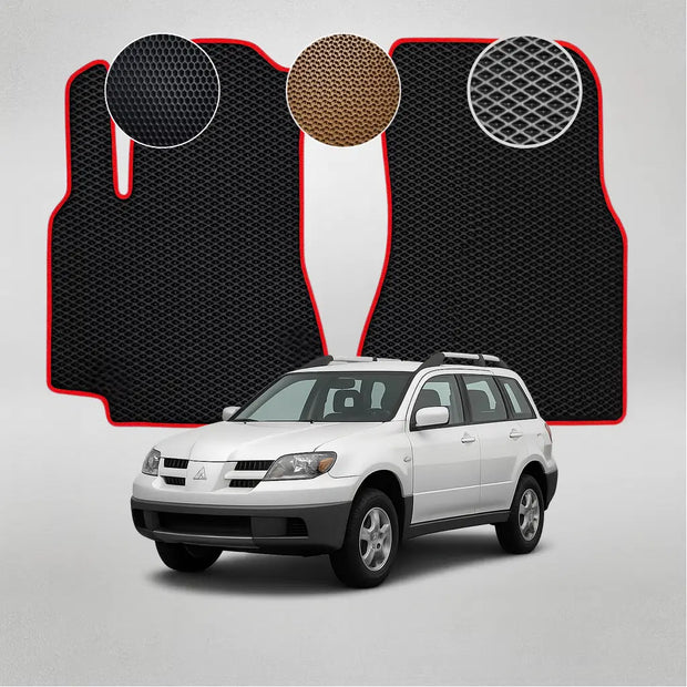 EVA grindų kilimėliai, skirti „Mitsubishi Outlander“ pirmosios kartos krosoveriui (2001–2008 m.)