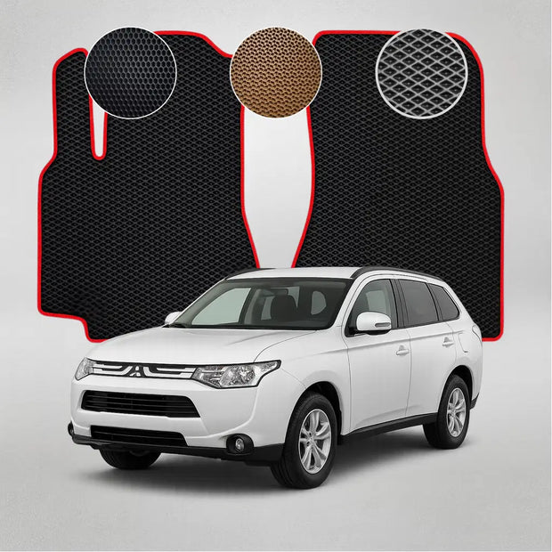 EVA grindų kilimėliai, skirti „Mitsubishi Outlander“ 3-iosios kartos krosoveriui (2012–2021 m.)