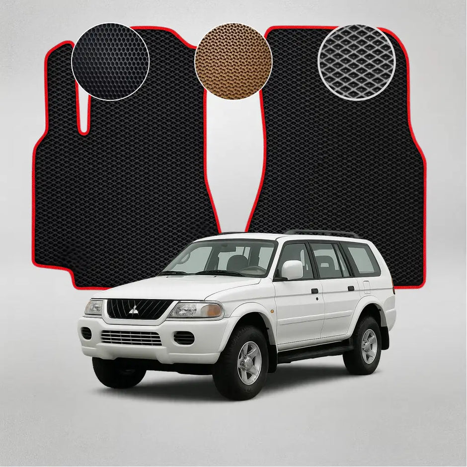EVA kilimėliai, skirti „Mitsubishi Pajero Sport“ pirmosios kartos krosoveriui (1996–2008 m.)