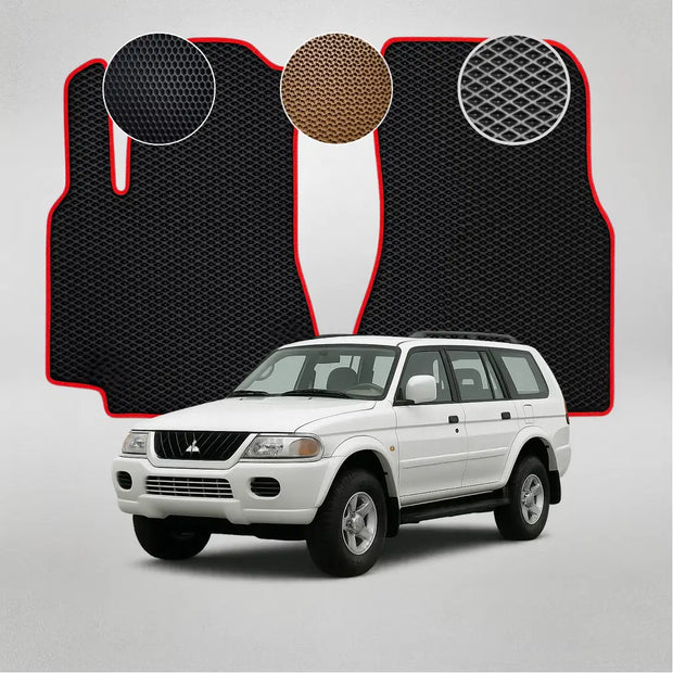 EVA kilimėliai, skirti „Mitsubishi Pajero Sport“ pirmosios kartos krosoveriui (1996–2008 m.)