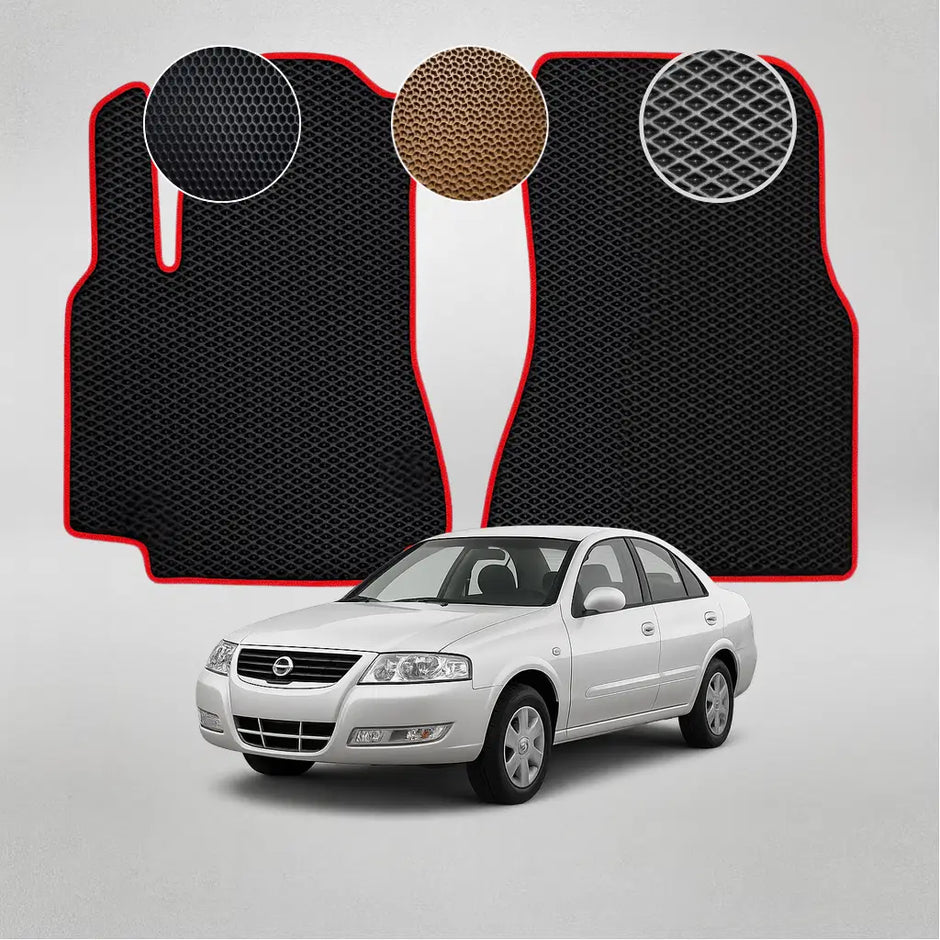 EVA grindų kilimėliai, skirti „Nissan Almera Classic“ pirmosios kartos sedanui (2006–2012 m.)