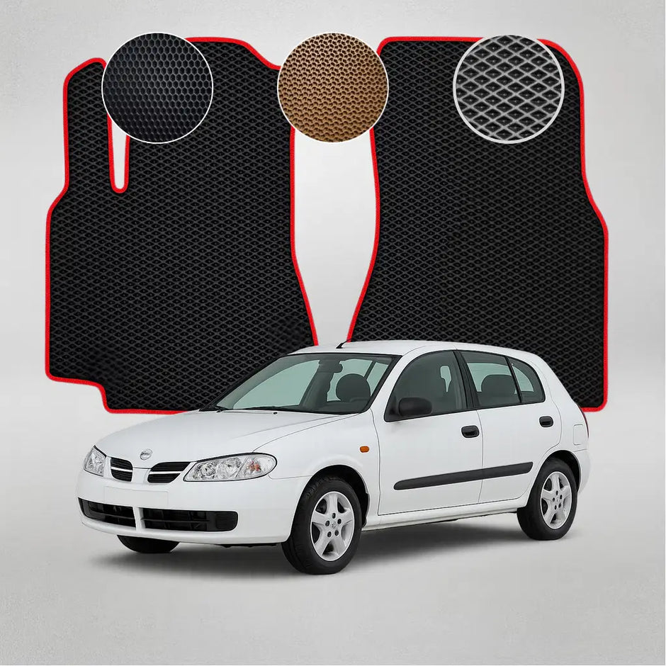 EVA grindų kilimėliai, skirti „Nissan Almera“ antros kartos hečbekui (2000–2006 m.)