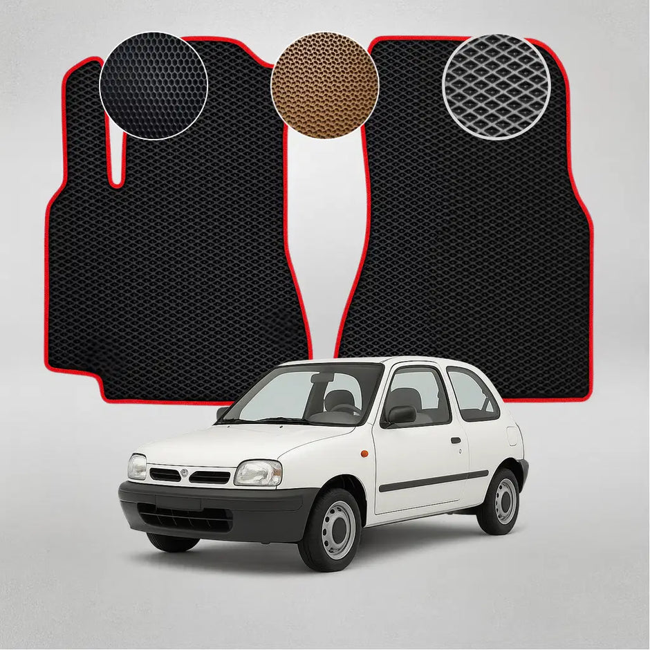 EVA grindų kilimėliai, skirti „Nissan Micra K11“ antros kartos hečbekui (1993–2003 m.)