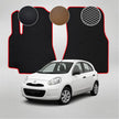 EVA grindų kilimėliai, skirti „Nissan Micra K13“ 4-osios kartos hečbekui (nuo 2010 m.)