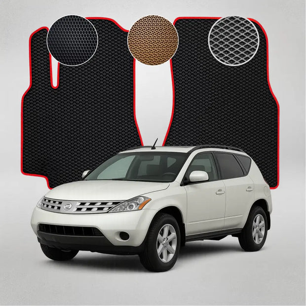 EVA grindų kilimėliai, skirti „Nissan Murano Z50“ pirmosios kartos krosoveriui (2002–2008 m.)