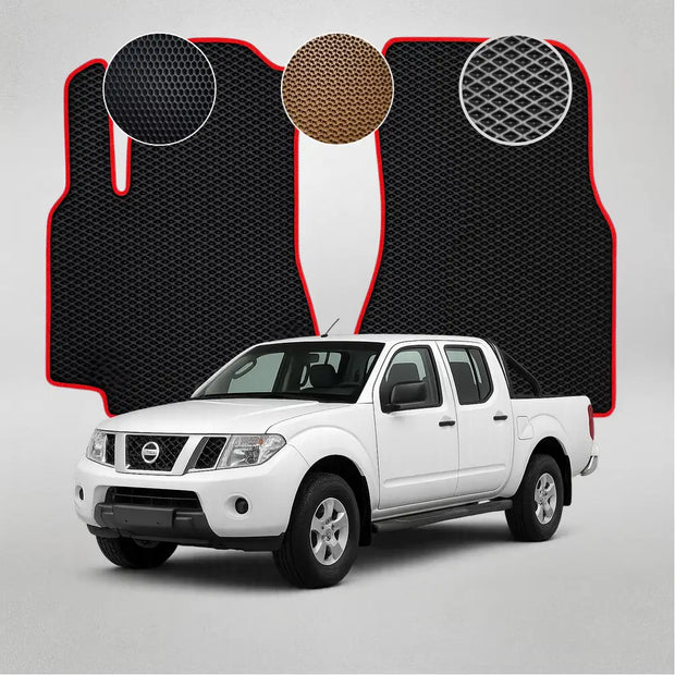 EVA grindų kilimėliai, skirti „Nissan Navara D40“ 3-iosios kartos pikapui (2010–2021 m.)