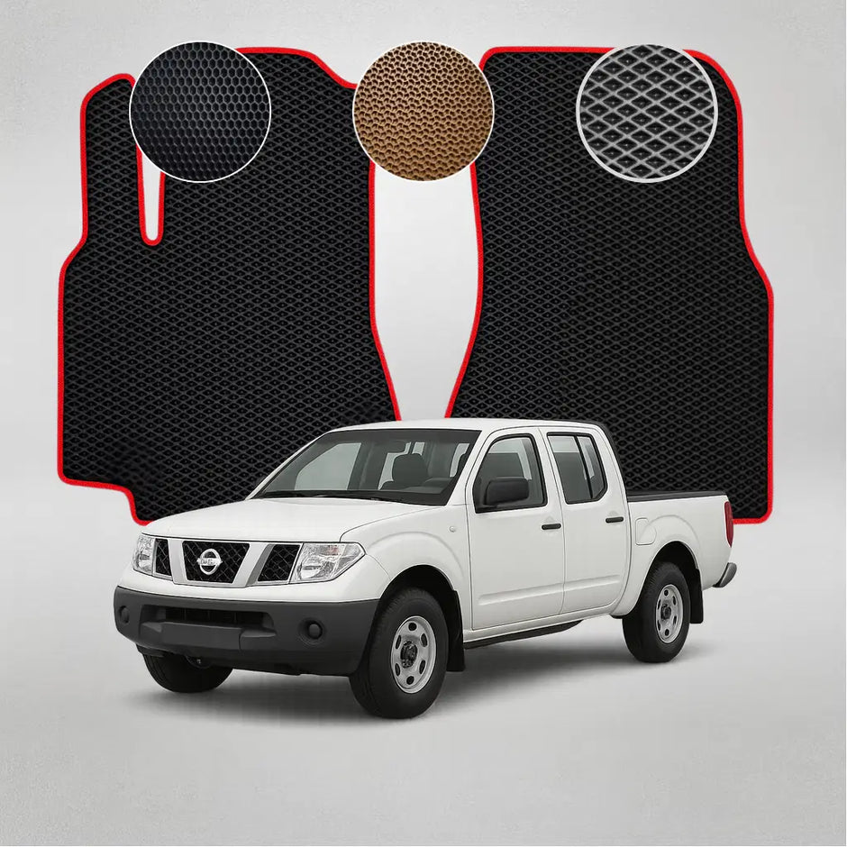 EVA grindų kilimėliai, skirti „Nissan Navara“ (Frontier) 3-iosios kartos pikapui (2004–2010 m.)