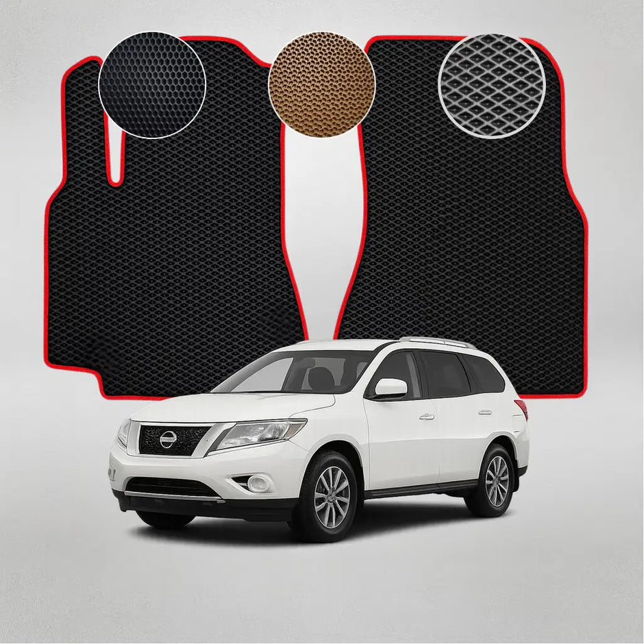 EVA grindų kilimėliai, skirti „Nissan Pathfinder R52“ 4-osios kartos krosoveriui (2012–2021 m.)