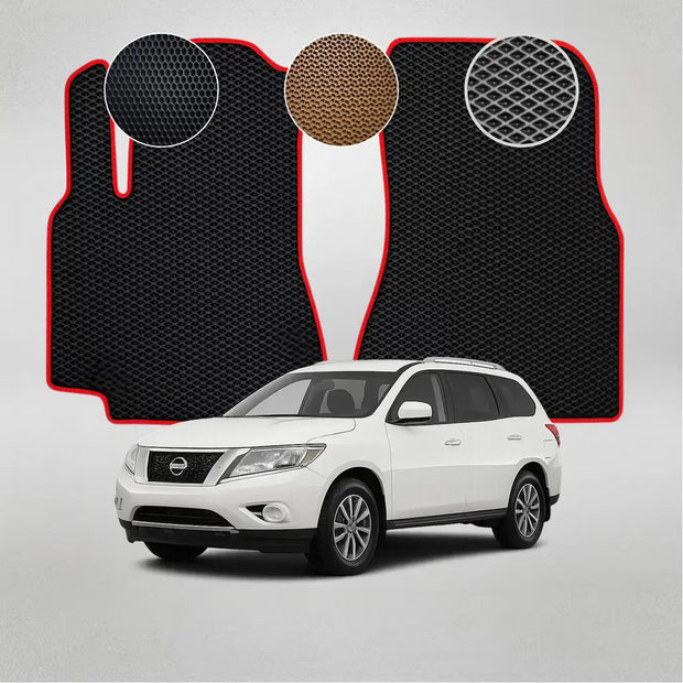 EVA grindų kilimėliai, skirti „Nissan Pathfinder R52“ 4-osios kartos krosoveriui (2012–2021 m.)