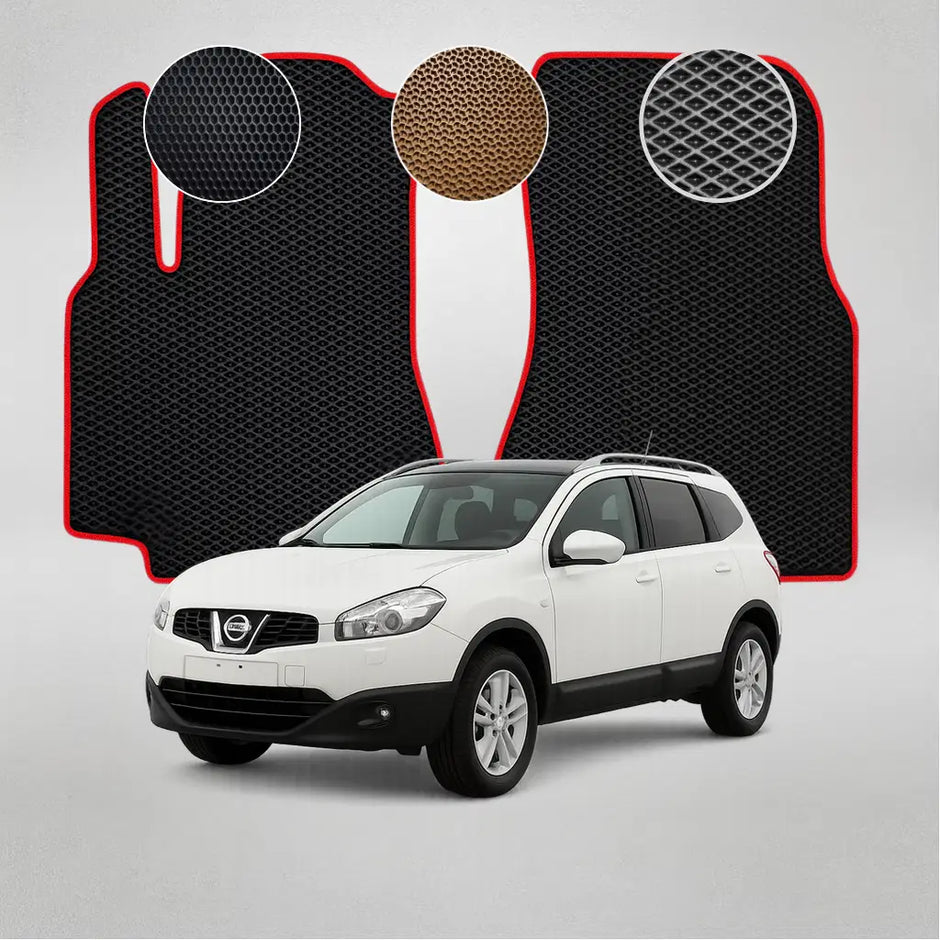 EVA grindų kilimėliai, skirti „Nissan Qashqai+2“ pirmosios kartos krosoveriui (2008–2013 m.)