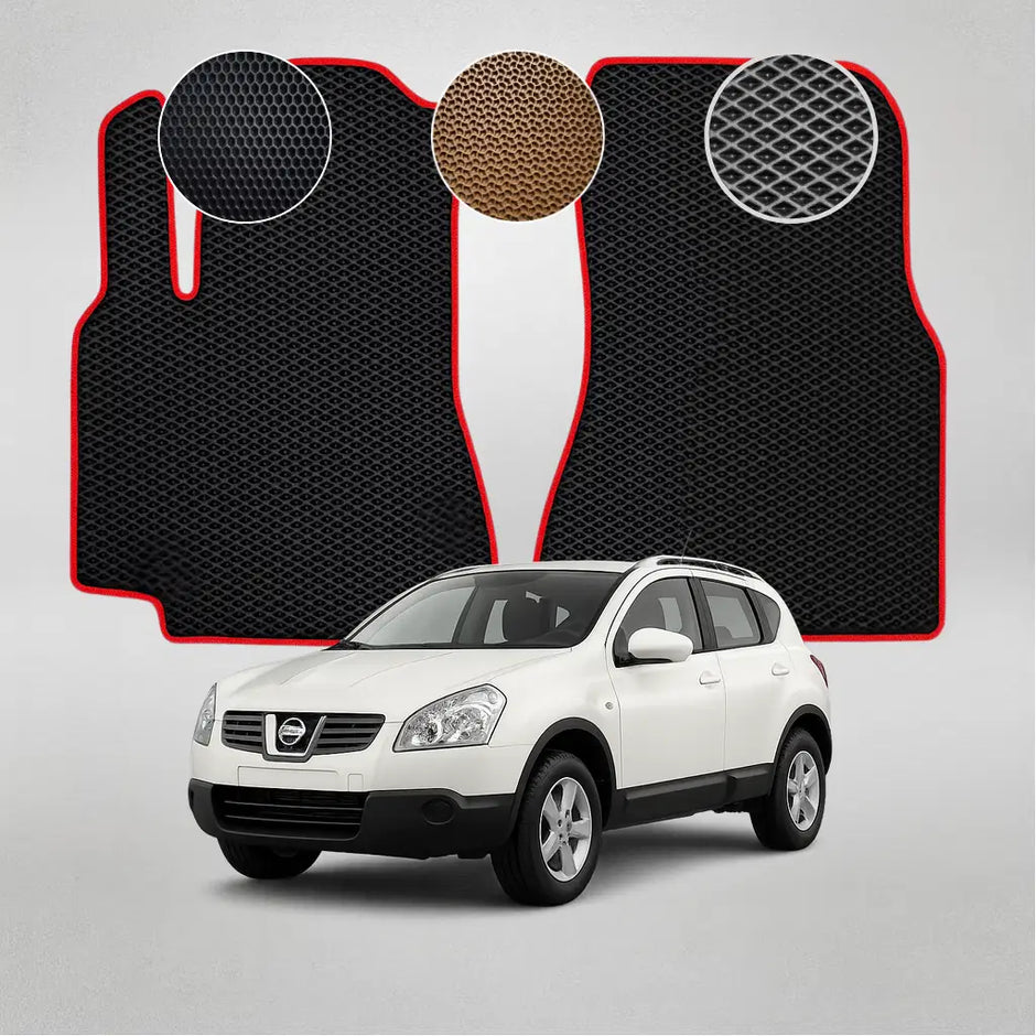 EVA grindų kilimėliai, skirti „Nissan Qashqai J10“ pirmosios kartos krosoveriui (2007–2010 m.)