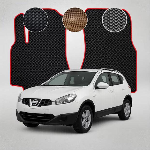 EVA grindų kilimėliai, skirti „Nissan Qashqai J10“ pirmosios kartos krosoveriui (2010–2013 m.)