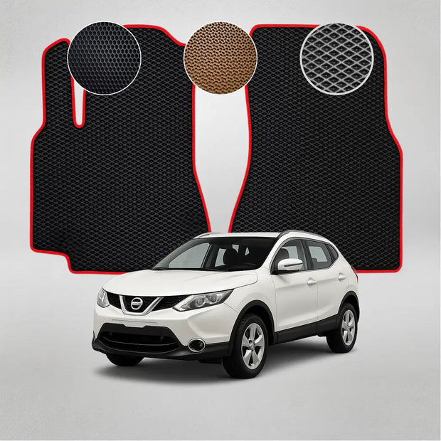 EVA grindų kilimėliai, skirti „Nissan Qashqai J11“ antros kartos krosoveriui (2014–2017 m.)