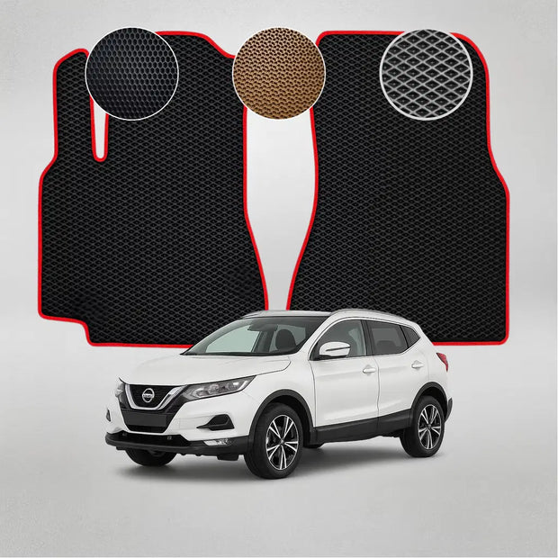EVA grindų kilimėliai, skirti „Nissan Qashqai J11“ antros kartos krosoveriui (2017–2021 m.)