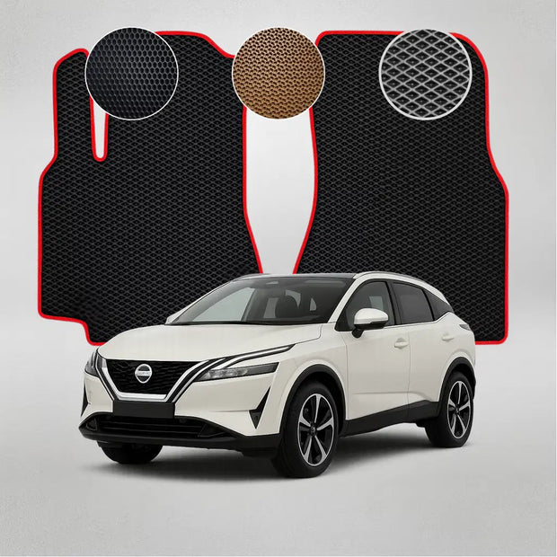 EVA grindų kilimėliai, skirti „Nissan Qashqai J12“ 3-iosios kartos krosoveriui (nuo 2021 m.)