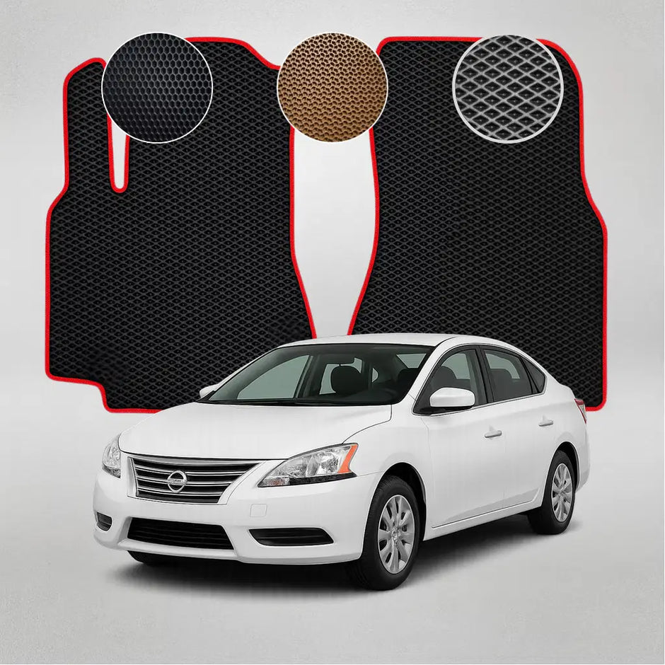 EVA grindų kilimėliai, skirti „Nissan Sentra B17“ 7-osios kartos sedanui (2012–2019 m.)