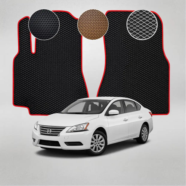 EVA grindų kilimėliai, skirti „Nissan Sentra B17“ 7-osios kartos sedanui (2014–2017 m.)