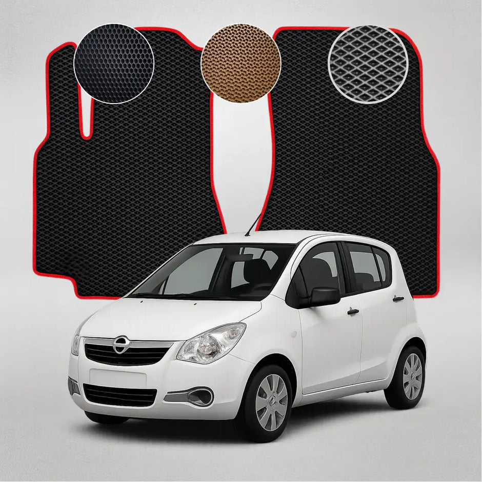 EVA grindų kilimėliai, skirti „Opel Agila“ antros kartos hečbekui (2007–2015 m.)