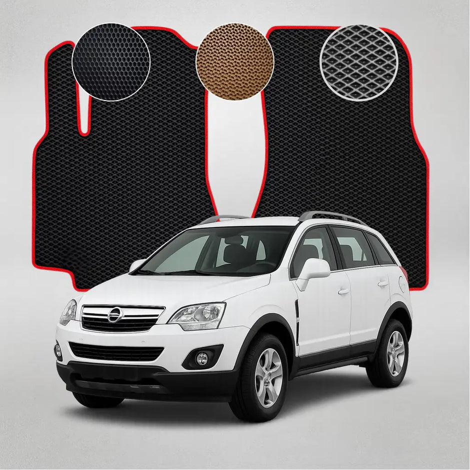 EVA grindų kilimėliai, skirti „Opel Antara“ pirmosios kartos krosoveriui (2010–2015 m.)