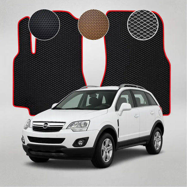 EVA grindų kilimėliai, skirti „Opel Antara“ pirmosios kartos krosoveriui (2010–2015 m.)