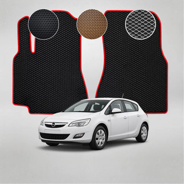 EVA grindų kilimėliai, skirti „Opel Astra“ 3-iosios kartos hečbekui (2007–2014 m.)