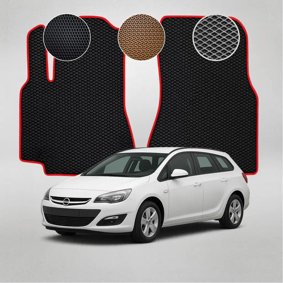 EVA kilimėliai, skirti „Opel Astra 4“ kartos „Kombi“ (2010–2015 m.) automobiliui