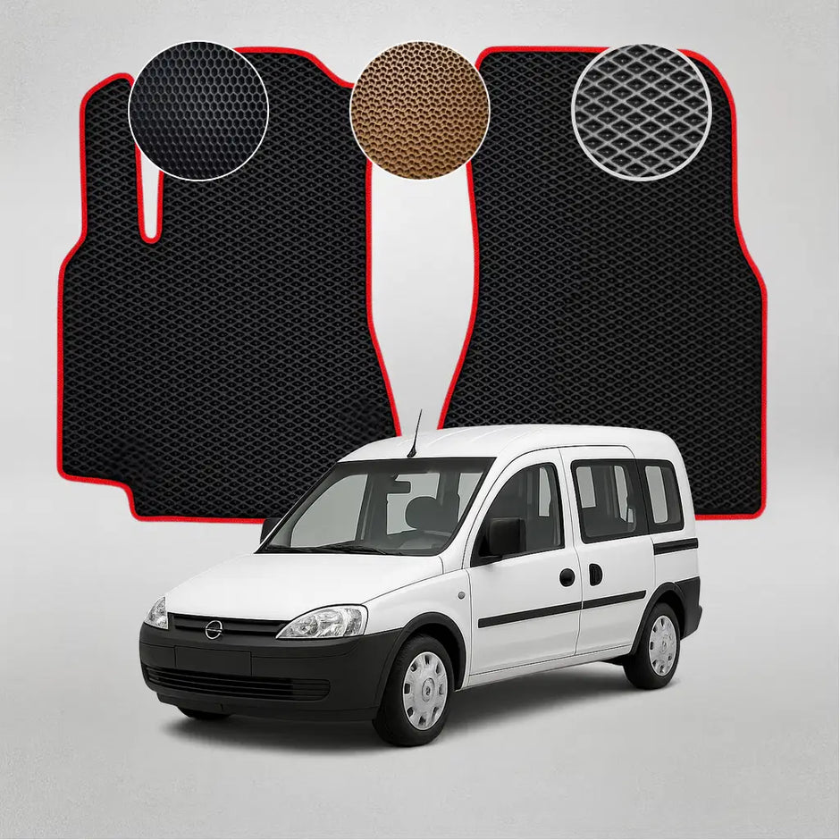 EVA kilimėliai, skirti „Opel Combo“ 3-iosios kartos minivenui (2001–2011 m.)