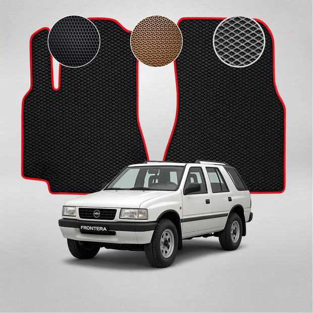 EVA grindų kilimėliai, skirti „Opel Frontera“ pirmosios kartos krosoveriui (1989–1998 m.)