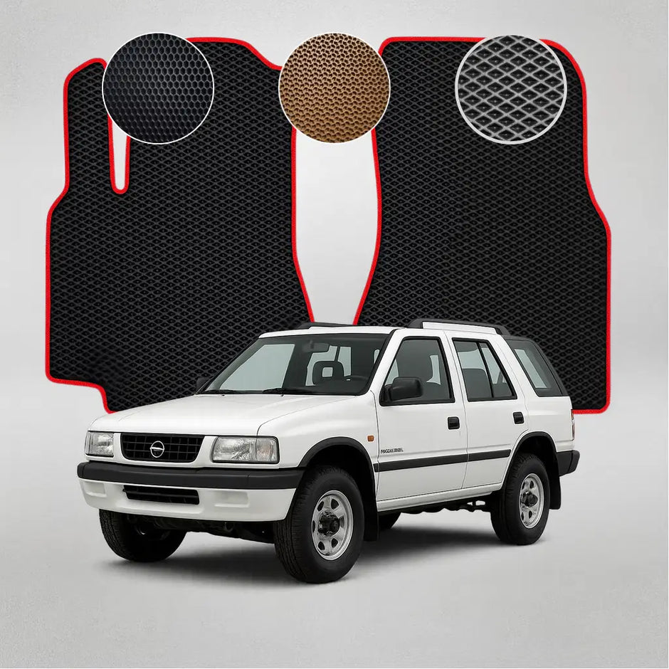 EVA grindų kilimėliai, skirti „Opel Frontera“ pirmosios kartos krosoveriui (1995–1998 m.)