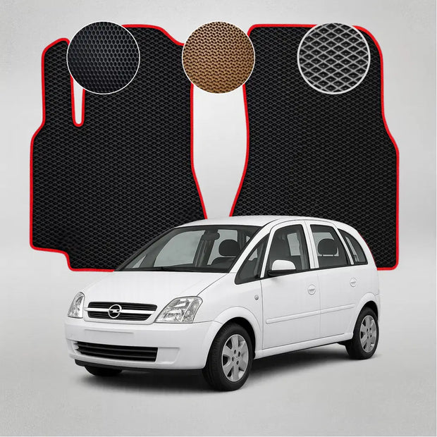 EVA kilimėliai, skirti „Opel Meriva“ pirmosios kartos minivenui (2002–2010 m.)