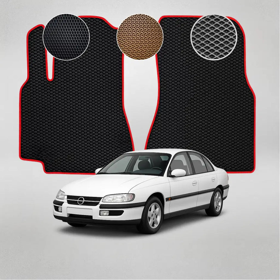 EVA grindų kilimėliai, skirti „Opel Omega 2“ kartos sedanui (1994–2003 m.)