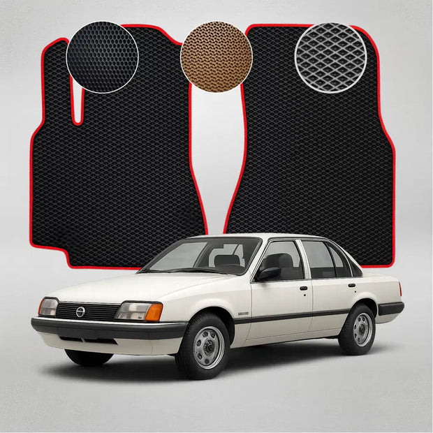 EVA grindų kilimėliai, skirti Opel Rekord 7-osios kartos sedanui (1982–1986)