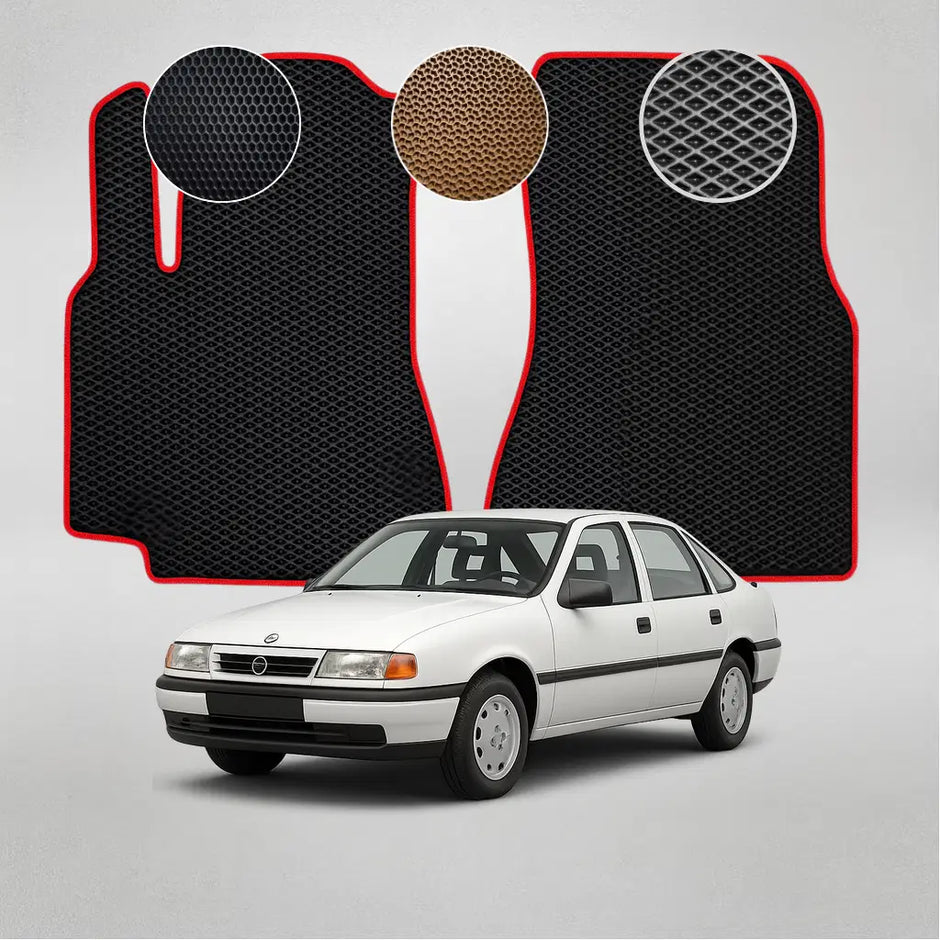 EVA grindų kilimėliai, skirti Opel Vectra 1-os kartos sedanui (1988–1992)