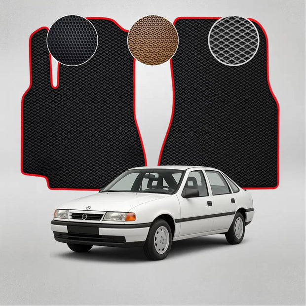 EVA grindų kilimėliai, skirti Opel Vectra 1-os kartos sedanui (1988–1992)